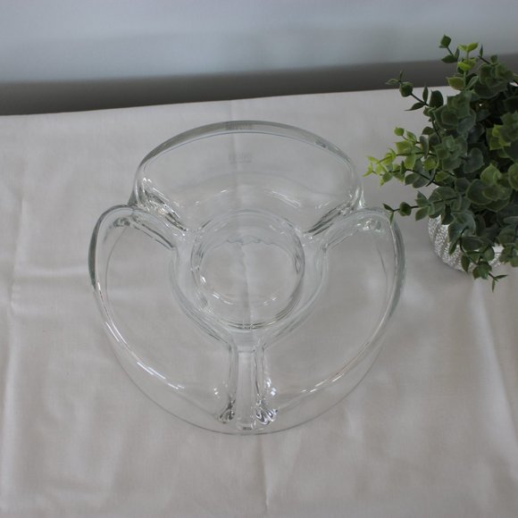 Krosno divided glass serving dish - Picture 7 of 7